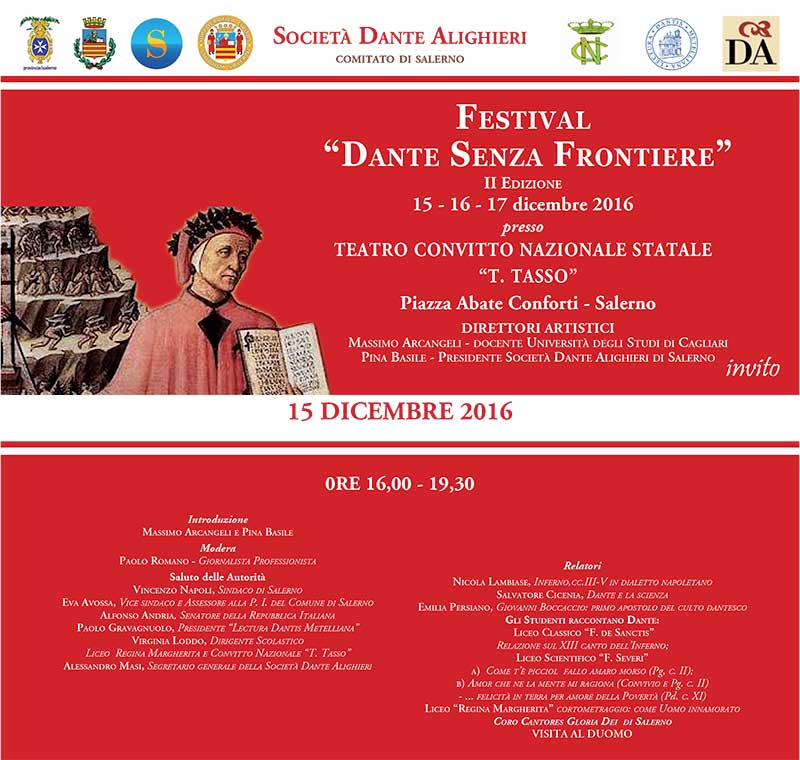 locandina evento dante senza frontiere salerno